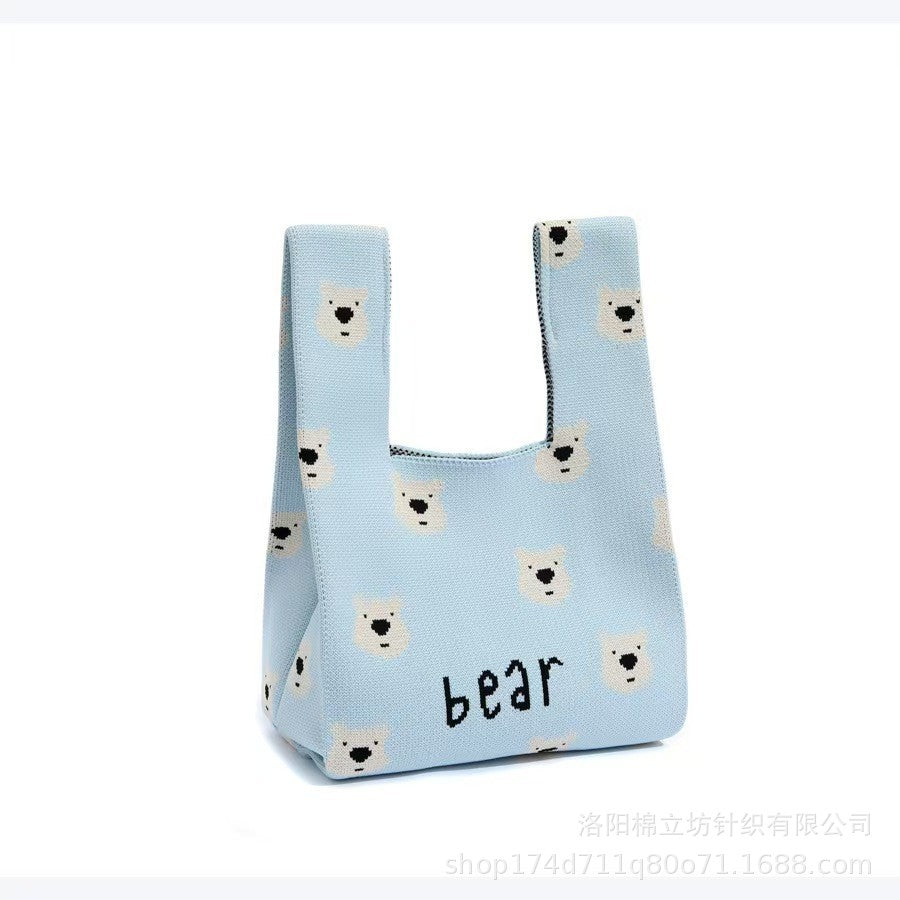 Candy bags, birthday party favor bags, full moon celebration bags, first birthday bags, 100-day baby gift bags, practical knitted bags, tote bags, and gift bags.